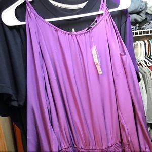 Large 12 White House Black Market Dress in Iris